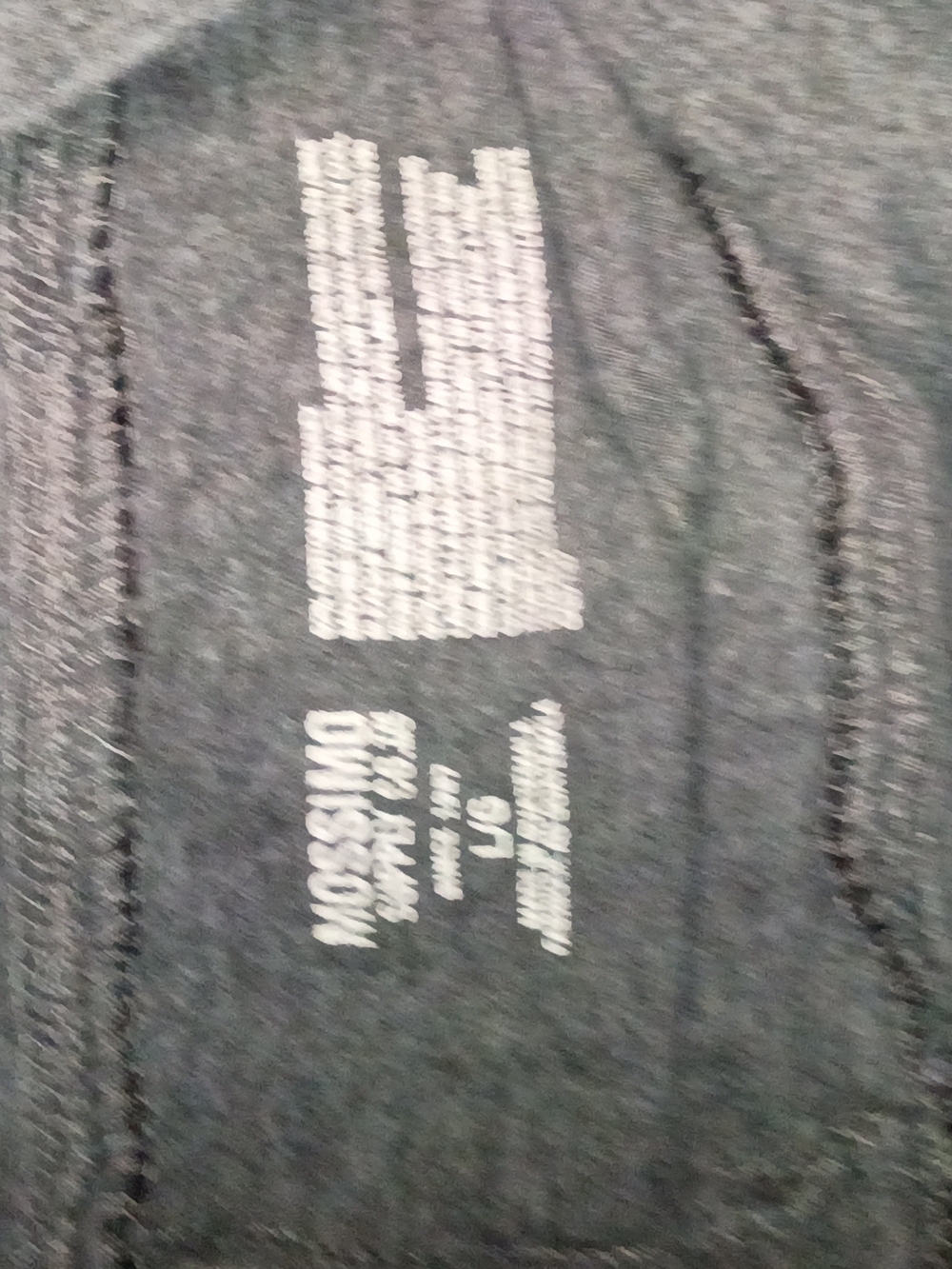 Mossimo Supply Co. Gray Leggings with White Logo